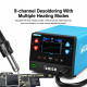 Quick M7 9Channel HD Digital Display Intelligent Hot Air Gun Desoldering Station (1000W)