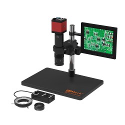 G2Mark RE-100 Television 180X Zoom Microscope & 20MP Dual Output Camera With 8Inch TV
