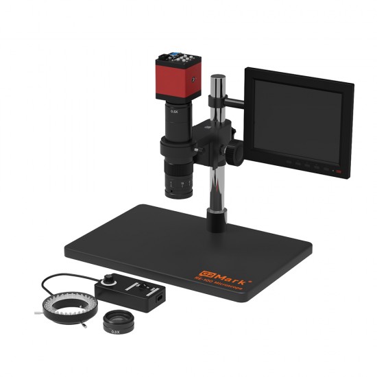 G2Mark RE-100 Television 180X Zoom Microscope & 20MP Dual Output Camera With 8Inch TV G2Mark RE-100 Television 180X Zoom Microscope & 20MP Dual Output Camera With 8Inch TV