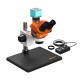 G2Mark RE-50X With RF4 4K Ultra HD Camera (3D Continuous Zoom) 7X~50X Trinocular Stereo Microscope With 0.5X CTV Camera Zoom Lens & LED Adjustable Light Exclusive Quality - Medium Base G2Mark RE-50X With RF4 4K Ultra HD Camera (3D Continuous Zoom) 7X~50X Trinocular Stereo Microscope With 0.5X CTV Camera Zoom Lens & LED Adjustable Light Exclusive Quality - Medium Base