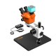 G2Mark RE-50X With RF4 4K Ultra HD Camera (3D Continuous Zoom) 7X~50X Trinocular Stereo Microscope With 0.5X CTV Camera Zoom Lens & LED Adjustable Light Exclusive Quality - Medium Base G2Mark RE-50X With RF4 4K Ultra HD Camera (3D Continuous Zoom) 7X~50X Trinocular Stereo Microscope With 0.5X CTV Camera Zoom Lens & LED Adjustable Light Exclusive Quality - Medium Base