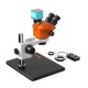 G2Mark RE-50X With RF4 4K Ultra HD Camera (3D Continuous Zoom) 7X~50X Trinocular Stereo Microscope With 0.5X CTV Camera Zoom Lens & LED Adjustable Light Exclusive Quality - Medium Base G2Mark RE-50X With RF4 4K Ultra HD Camera (3D Continuous Zoom) 7X~50X Trinocular Stereo Microscope With 0.5X CTV Camera Zoom Lens & LED Adjustable Light Exclusive Quality - Medium Base