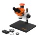 G2Mark RE-50X With 52MP FHD Camera (3D Continuous Zoom) 7X~50X Trinocular Stereo Microscope With 0.5X CTV Camera Zoom Lens & LED Adjustable Light Exclusive Quality - Medium Base G2Mark RE-50X With 52MP FHD Camera (3D Continuous Zoom) 7X~50X Trinocular Stereo Microscope With 0.5X CTV Camera Zoom Lens & LED Adjustable Light Exclusive Quality - Medium Base