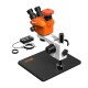 G2Mark RE-50X With 52MP FHD Camera (3D Continuous Zoom) 7X~50X Trinocular Stereo Microscope With 0.5X CTV Camera Zoom Lens & LED Adjustable Light Exclusive Quality - Medium Base G2Mark RE-50X With 52MP FHD Camera (3D Continuous Zoom) 7X~50X Trinocular Stereo Microscope With 0.5X CTV Camera Zoom Lens & LED Adjustable Light Exclusive Quality - Medium Base