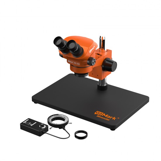G2Mark RE-50X (3D Continuous Zoom) 7X~50X Binocular Stereo Microscope With LED Adjustable Light Exclusive Quality G2Mark RE-50X (3D Continuous Zoom) 7X~50X Binocular Stereo Microscope With LED Adjustable Light Exclusive Quality