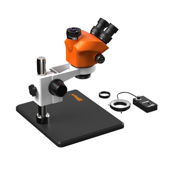 G2Mark RE-50X (3D Continuous Zoom) 7X~50X Trinocular Stereo Microscope With 0.5X CTV Camera Zoom Lens & LED Adjustable Light Exclusive Quality - Medium Base G2Mark RE-50X (3D Continuous Zoom) 7X~50X Trinocular Stereo Microscope With 0.5X CTV Camera Zoom Lens & LED Adjustable Light Exclusive Quality - Medium Base