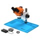 G2Mark RE-50X (3D Continuous Zoom) 7X~50X Trinocular Stereo Microscope With Camera Option & LED Adjustable Light Exclusive Quality - Blue Base G2Mark RE-50X (3D Continuous Zoom) 7X~50X Trinocular Stereo Microscope With Camera Option & LED Adjustable Light Exclusive Quality - Blue Base