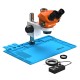 G2Mark RE-50X (3D Continuous Zoom) 7X~50X Trinocular Stereo Microscope With Camera Option & LED Adjustable Light Exclusive Quality - Blue Base G2Mark RE-50X (3D Continuous Zoom) 7X~50X Trinocular Stereo Microscope With Camera Option & LED Adjustable Light Exclusive Quality - Blue Base