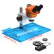 G2Mark RE-50X (3D Continuous Zoom) 7X~50X Trinocular Stereo Microscope With Camera Option & LED Adjustable Light Exclusive Quality - Blue Base G2Mark RE-50X (3D Continuous Zoom) 7X~50X Trinocular Stereo Microscope With Camera Option & LED Adjustable Light Exclusive Quality - Blue Base