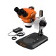 G2Mark RE-50X (3D Continuous Zoom) 7X~50X Trinocular Stereo Microscope With Camera Option & LED Adjustable Light Exclusive Quality - Small Base G2Mark RE-50X (3D Continuous Zoom) 7X~50X Trinocular Stereo Microscope With Camera Option & LED Adjustable Light Exclusive Quality - Small Base