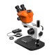 G2Mark RE-50X (3D Continuous Zoom) 7X~50X Trinocular Stereo Microscope With Camera Option & LED Adjustable Light Exclusive Quality - Small Base G2Mark RE-50X (3D Continuous Zoom) 7X~50X Trinocular Stereo Microscope With Camera Option & LED Adjustable Light Exclusive Quality - Small Base