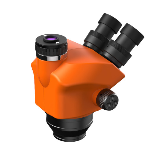 G2Mark RE-50X (3D Continuous Zoom) 7X~50X Trinocular Stereo Microscope Head G2Mark RE-50X (3D Continuous Zoom) 7X~50X Trinocular Stereo Microscope Head