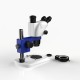 G2Mark RE-67T 6.5X-65X Trinocular Full HD Stereo Microscope With Zooming 0.5X CTV Camera Lens & LED Adjustable Light Exclusive Quality G2Mark RE-67T 6.5X-65X Trinocular Full HD Stereo Microscope With Zooming 0.5X CTV Camera Lens & LED Adjustable Light Exclusive Quality
