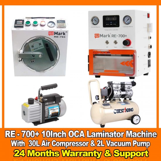 G2Mark RE-700+ EDGE / FLAT Screen OCA Lamination Machine Full Set G2Mark RE-700+ EDGE / FLAT Screen OCA Lamination Machine Full Set