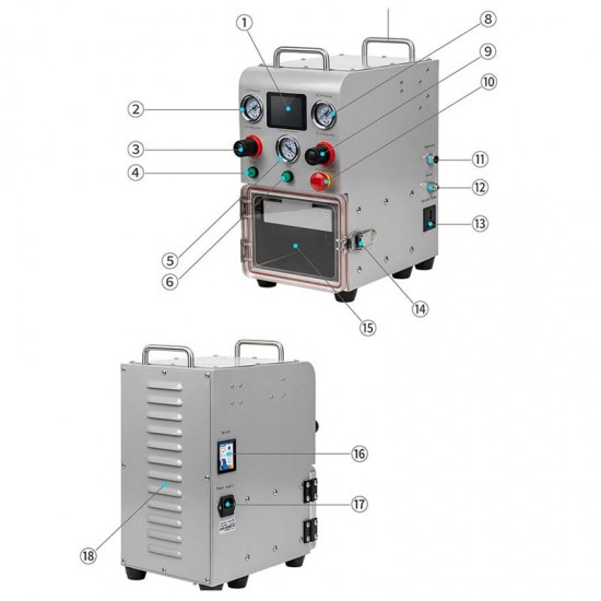 RE-900 EDGE / Flat OCA Laminator And Bubble Remover Machine RE-900 EDGE / Flat OCA Laminator And Bubble Remover Machine