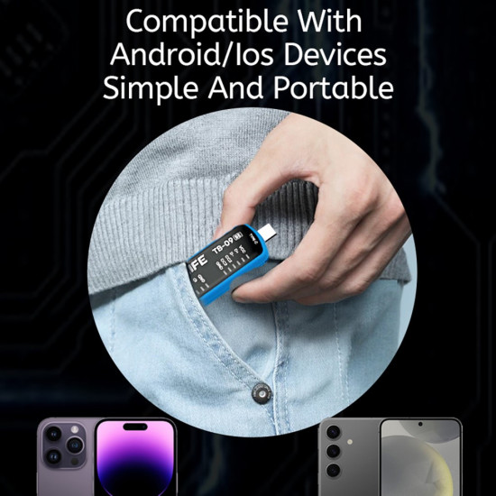 Relife TB-09 SE Simple Type-C & Lightning Charging Port Tester