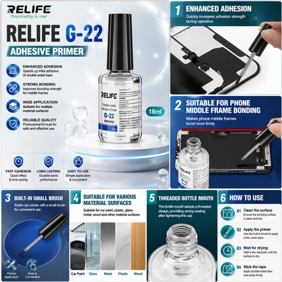 Relife G-22 Glue Adhesive Booster (18ML)