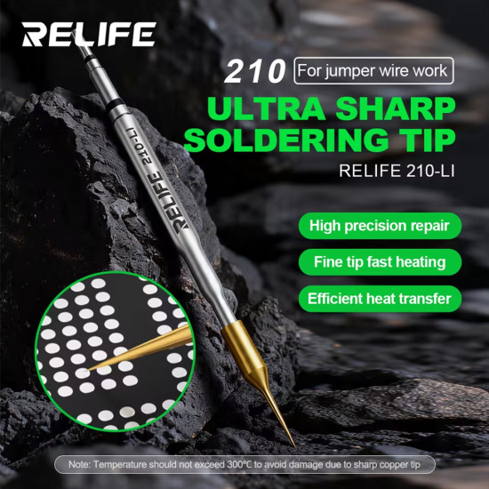 Rellife C210-LI Ultra Sharp 210 Series Soldering Iron Bit (Sharp Bit)