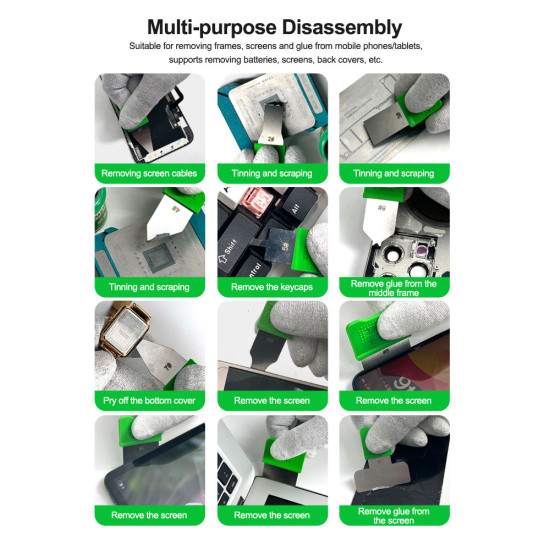 Relife TD1 Pro 12-in-1 LCD Screen Disassembly Prying Blade Set