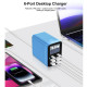 Relife Q4 6-Port Dual PD+QC Smart Color Screen Fast Charger (72W)
