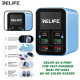 Relife Q4 6-Port Dual PD+QC Smart Color Screen Fast Charger (72W)