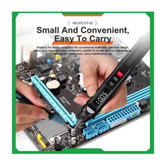 Relife DT-02 Pen Type Automatic Digital Multimeter Relife DT-02 Pen Type Automatic Digital Multimeter