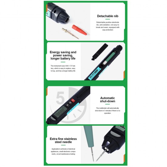Relife DT-02 Pen Type Automatic Digital Multimeter Relife DT-02 Pen Type Automatic Digital Multimeter