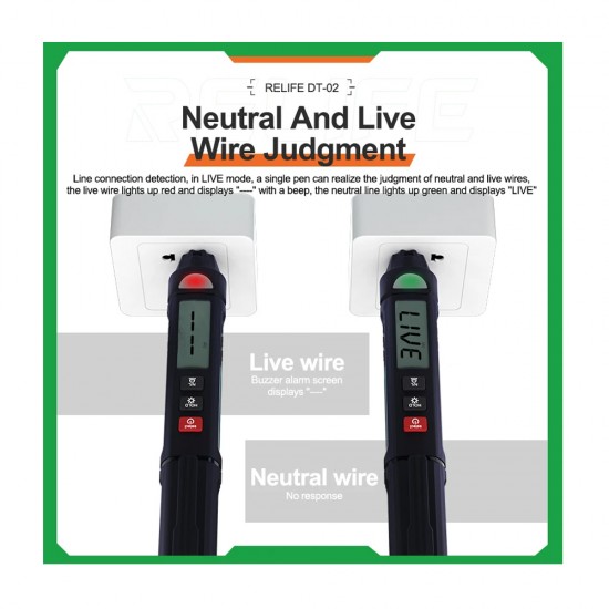 Relife DT-02 Pen Type Automatic Digital Multimeter Relife DT-02 Pen Type Automatic Digital Multimeter