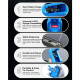 Relife RL-062A Pro Metal Gear Manual Glue Gun For Syringe Tube (5-10CC)