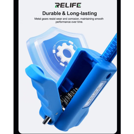 Relife RL-062A Pro Metal Gear Manual Glue Gun For Syringe Tube (5-10CC)