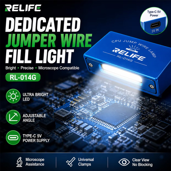 Relife RL-014G High Brightness Clarity CPU Jump Wire Lamp