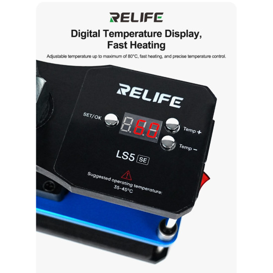 Relife LS5 SE Bidirectional Heating + Holding Pressure Platform for Back Cover / Middle Frame