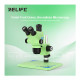 Relife M6T-Pro B11 (6.5X-65X) Trinocular Stereo Microscope With Zooming 0.5X CTV Camera Lens & LED Adjustable Light - (Green Color) Relife M6T-Pro B11 (6.5X-65X) Trinocular Stereo Microscope With Zooming 0.5X CTV Camera Lens & LED Adjustable Light - (Green Color)