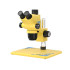 Relife M6T-Pro B11 (6.5X-65X) Trinocular Stereo Microscope With Zooming 0.5X CTV Camera Lens & LED Adjustable Light - (Yellow Color)