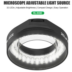Relife RL-033E LED Adjustable Microscope Ring Light