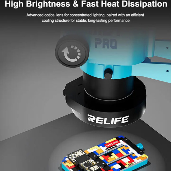 Relife RL-033E LED Adjustable Microscope Ring Light