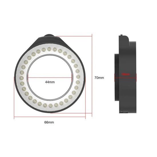 Relife RL-033E LED Adjustable Microscope Ring Light