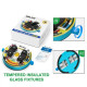 Relife RL-601Q Heat-Insulating Ring-Shaped Tempered Glass Motherboard Repair Fixture