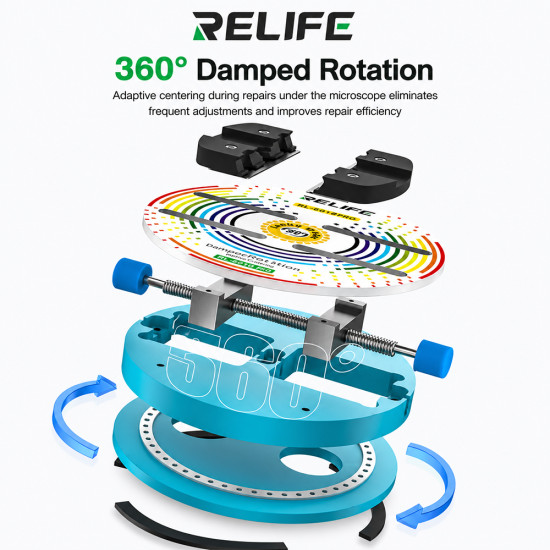 Relife RL-601Q Pro Heat-Insulating Rotating Motherboard Repair Fixture