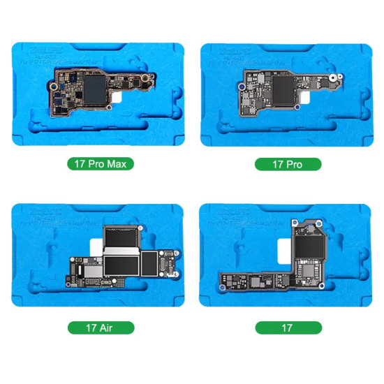 Relife RL-601T Middle Layer Tin Planting BGA Reballing Platform Set for iPhone X to 16Pro Max / 16e (26-in-1)