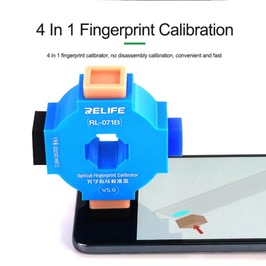 Relife RL-071B 4-in-1 Optical Fingerprint Calibrator V5.0 Relife RL-071B 4-in-1 Optical Fingerprint Calibrator V5.0