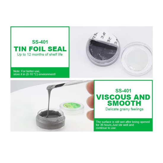 Relife RL-401 Solder PPD Paste 183°C (30 Gram) Relife RL-401 Solder PPD Paste 183°C (30 Gram)