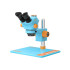 Relife M5T Pro (3D Continuous Zoom) 7X~50X Trinocular Stereo Microscope With 0.5X CTV Camera Zoom Lens & LED Light
