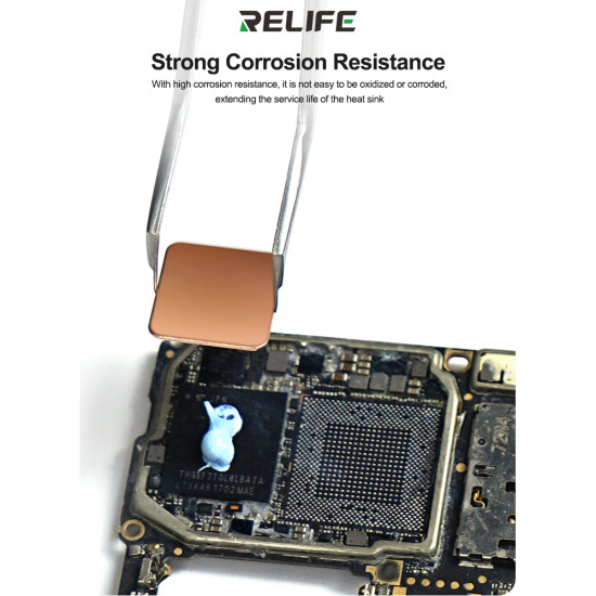 Relife RL-093B Chip Heat Sink Copper Sheet For CPU Chip Cooling - 50Pcs