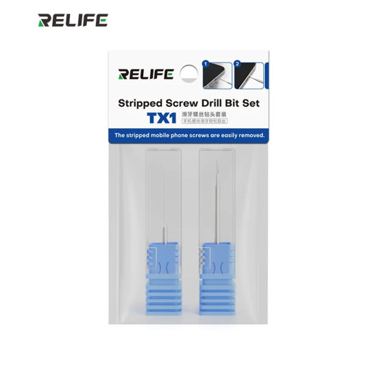 Relife TX1 Alloy Sliding Thread Screw Drill Bit Set 