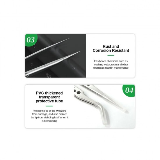 Relife SK-15 Anti-static Stainless Precision Tweezer Relife SK-15 Anti-static Stainless Precision Tweezer