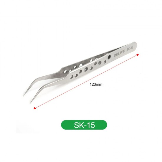 Relife SK-15 Anti-static Stainless Precision Tweezer Relife SK-15 Anti-static Stainless Precision Tweezer