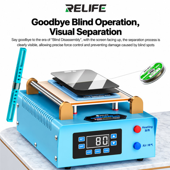 Relife TX5 Visual Separation Mold Compatible with iPhone 12-17PM and Android Phones