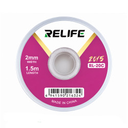 Relife RL-20C Desolder Wick 2015 (Width 2.0MM / Length 1.5M)