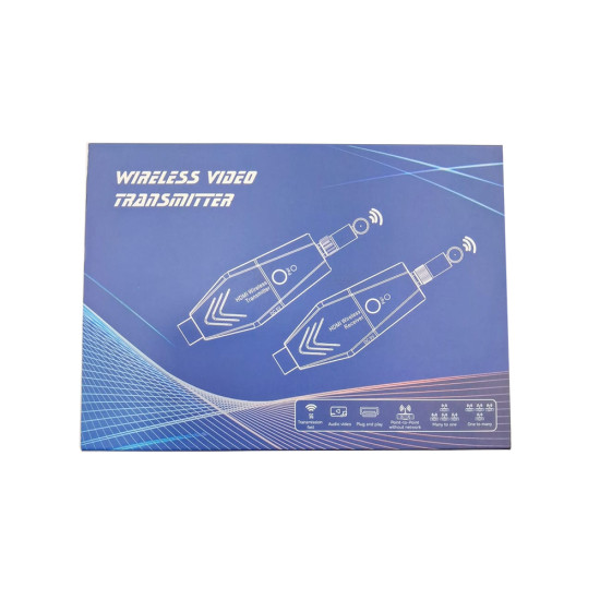 Wireless HDMI Extender Video Transmitter & Receiver - 50M